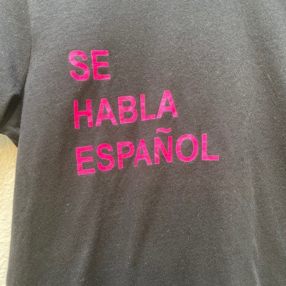 Se Habla Español  T Shirt Latina size Medium - Picture 3 of 5